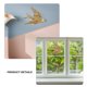 thumbnail image 3 of YSNOOWE 4Ud Adornos De Pared De En Resina Para Dormitorio Y Jardín, 3 of 7