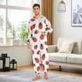 thumbnail image 3 of joogoo Ladybugs Polka Dots Unisex Adults Onesies Pajamas Jumpsuits L, 3 of 7