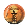 thumbnail image 1 of 10PCS Multi Patterns Colorful Halloween Theme Round Disposable 17.5cm plate; Colorful paper plate; Diameter Paper Plate, 1 of 3