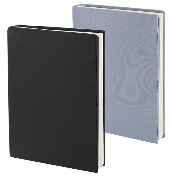 Elastic Fabric Book Covers Mixed Color 235~240x365~385x1~3mm 2 styles 1pc/style 2pcs