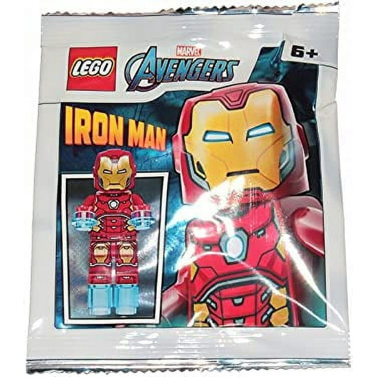 Silver iron man lego hotsell
