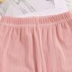 thumbnail image 4 of Odeerbi 2-13 Años Niñas Hielo Seda Pantalones Acampanados Recorte Lechuga Pantalones Primavera Verano Color Sólido Pantalón Largo Completo, 4 of 5