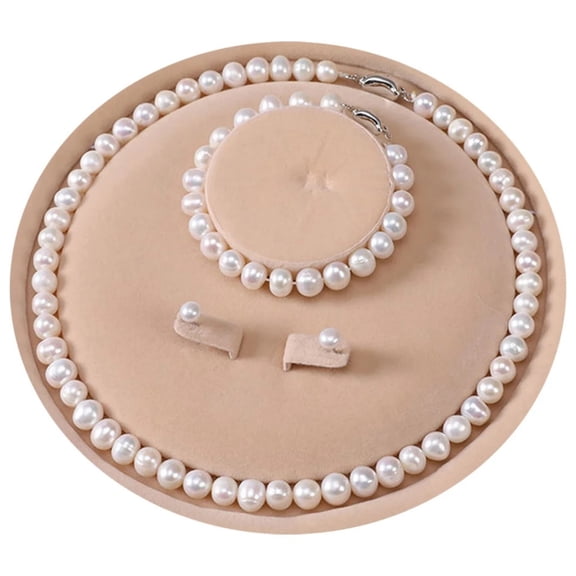 Elegant Imitation Pearl Necklace - Ocean- Pearl Strand for Women Classic Beaded Design for Everyday Wear for Her