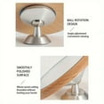 thumbnail image 6 of Espresso Accessories Adjustable Coffee Grease Accsesories Kitchen Reflector Walnut Wood Rotatable Bar Coffeeware Dining Home (Walnut Black), 6 of 7