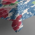 thumbnail image 3 of Rectangle Waterproof Pioneer Pink Blue Rose Tablecloth Reusable Washable Weight Fabric Table Covers for Restaurant,Picnic,Indoor and Outdoor Dining 60 Inch X 84 Inch, 3 of 5