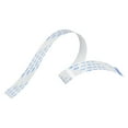 thumbnail image 1 of Uxcell FFC Ribbon Flat Flexible Cable 24 Pin 0.5mm 300mm (B Type) for LCD Laptop 10 Pack, 1 of 5
