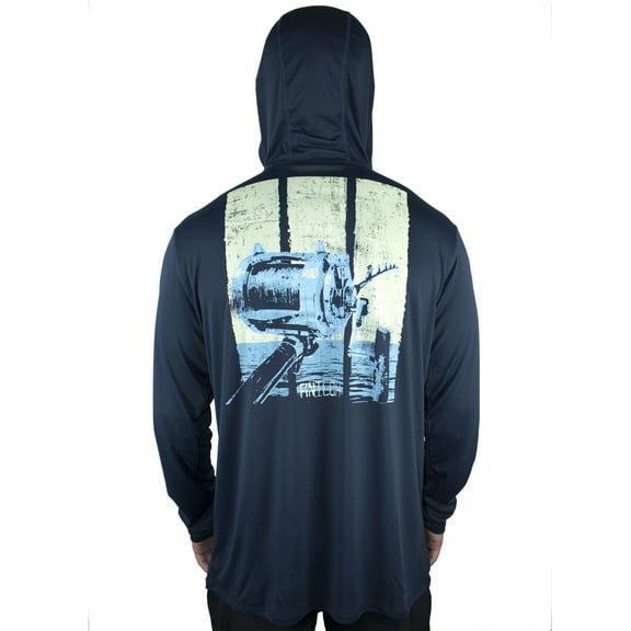 FinTech Men's LS UV Hoodie "Castaway"