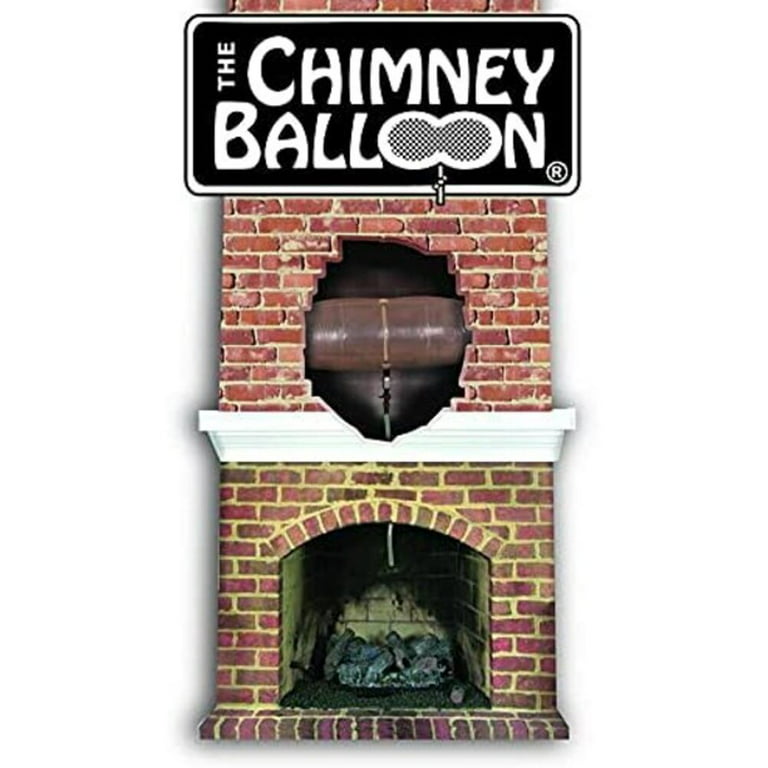 Chimney Balloon Inflatable Fireplace Draft Stopper, Chimney Pillow  Fireplace Draft Blocker, Small, 9 x 15 