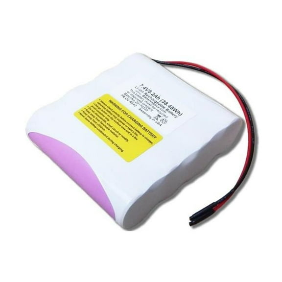 7.4 Volt Lithium Ion Battery Pack (5200 mAh) with Protection IC