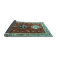 thumbnail image 2 of Ahgly Company Indoor Rectangle Persian Light Blue Traditional Area Rugs, 3' x 5', 2 of 4