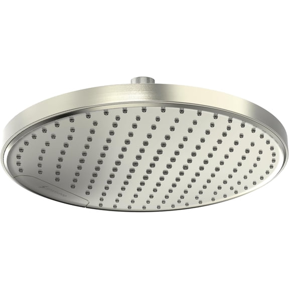 SparkPod 10 Inch Round Rain Shower Head, Wall or Ceiling Mount, Brushed Nickel