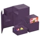 thumbnail image 4 of Deck Case Ultimate Guard Flip'n'Tray 80+ para 80 cartas TCG de doble manga, color morado, 4 of 8