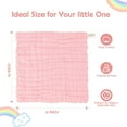 thumbnail image 4 of EcoNesxp x Pack Inch Muslin Baby Towels Baby Feeding Towels 10 x 10 Inches 100, 4 of 5