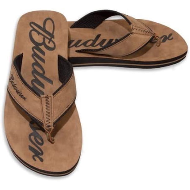 Budweiser Brown Suede Sandals-XLarge (13/14) - Walmart  display picture 1