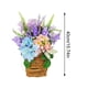 thumbnail image 3 of Clearance!Guirnalda de cesta de hortensias de primavera, simulación de cesta de mimbre, cesta para puerta, guirnalda decorativa colgante para puerta, 3 of 9