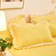 thumbnail image 1 of French Pillowcase Ruffle Designs Soft Brushed Fabric Suitable For Bedroom Envelope Closure Pillowcase, 1 of 6
