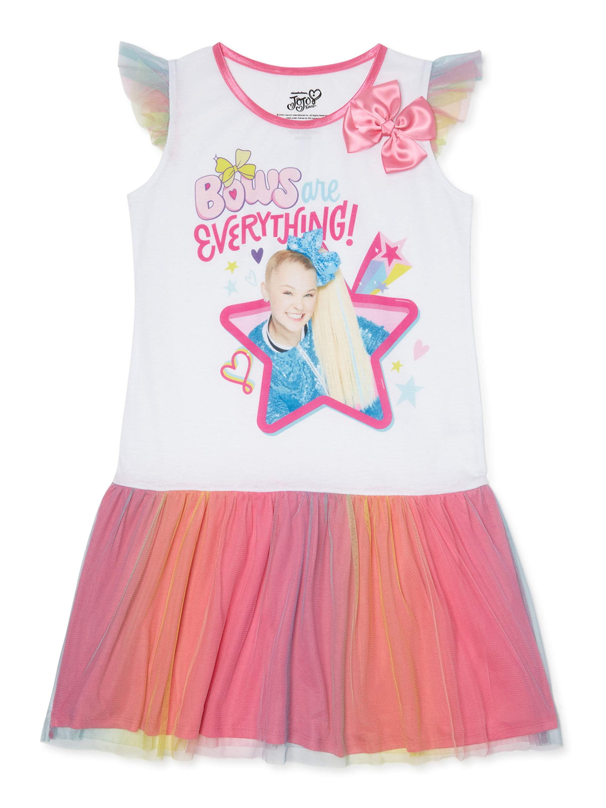 JoJo Siwa - JoJo Siwa Girls Fantasy Pajama Gown, Sizes 4-12 - Walmart