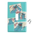thumbnail image 2 of Sesame Street Cookie Monster Comic Plastic Wall Decor Toggle Light Switch Plate Cover, 2 of 4
