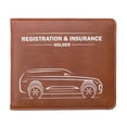 thumbnail image 4 of CANOPUS Car Registration & Insurance Holder with Magnetic Closure, Glove Box Organizer Wallet for Auto, Motorcycle, Truck and More, 1 pack with EZ Pass Strip, 4 of 8