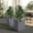 Dark grey, variant on vidaXL Planters 2 pcs Black 11.8"x11.8"x14.6" Polypropylene