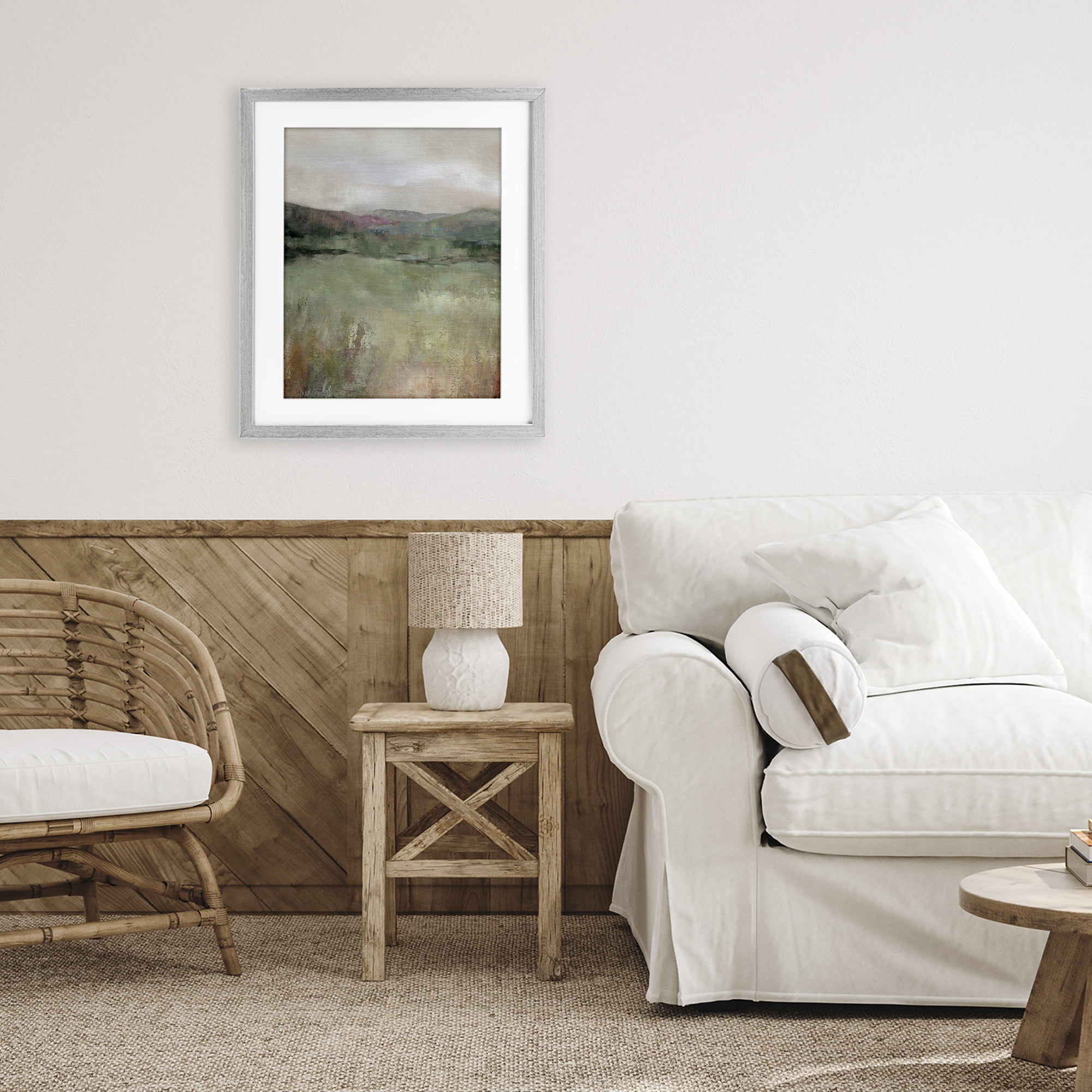 Stupell Industries Glimpse Of Spring Gray Framed Print Under Glass, design by Carol Robinson