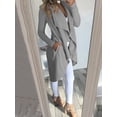 thumbnail image 3 of Veste Longue Chaude d'Hiver pour Femmes Style Français Trench Manteau Cascade P-2TG, 3 of 5