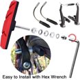 thumbnail image 4 of ORUYROP Bike Brake Pads Brake Kit Brake Shoes Pads Cable Guide Protector 8 in One 70mm Bicycle V-Brake Pad Set Work with All Shimano Sram MTB V-Brake System 2pairs(4pcs), 4 of 7