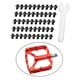 thumbnail image 4 of 50 piezas de pernos de pedal de material acero inoxidable pernos de pedal sin clavos para pernos de vástago de de montaña accesorios de vástago Negro, 4 of 8