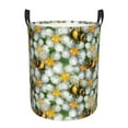 thumbnail image 2 of Goofa Bees and Flower Printed Circular Hamper,Laundry Basket with Handles,Storage Baskets Foldable,Large Capacity Laundry Hamper-, 2 of 8