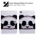 thumbnail image 3 of Allytech Galaxy Tab S5e 10.5" 2019 Case SM-T720 T725, Slim Fit Folio Shockproof Kickstand Lightweight Cards Holder Folio Flip Wallet Case Cover for Samsung Galaxy Tab S5e 10.5" T720, Panda, 3 of 6