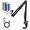 White Set, variant on TONOR TC310 Gaming Microphone Type-C Plug, Desktop USB Microphone with RGB, Quick Mute, for Twitch, Streaming, Podcast, Studio Recording, Discord Chatting, 200 cm/78 inch Cable, Black