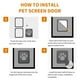 thumbnail image 4 of Puerta para mascotas PETLESO para puertas mosquiteras con cierre magnético para perros, 4 of 6