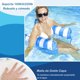 thumbnail image 4 of Hamaca de Agua Inflable 4 en 1, Paquete de 2 Hamaca Flotante para Piscina, Inflable Alberca, Cama de Piscina Inflable Plegable con 1 Bomba de Aire, Adecuado para Juegos, Fiestas en la Playa, 4 of 4