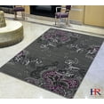 thumbnail image 7 of Handcraft Rugs - Purple/Gray/Silver/Black/Abstract Area Rug Modern Contemporary Flower-patterned Design, 7 of 7