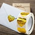 thumbnail image 4 of S SERENABLE 500 Pieces Heart Stickers Roll Sealing Stickers Party Paper Label Stickers Love Stickers for Packaging Craft Couples Festival D, 4 of 6
