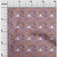 thumbnail image 2 of oneOone Viscose Jersey Purple2 Fabric Halloween Sewing Material Print Fabric By The Yard 60 Inch Wide, 2 of 4