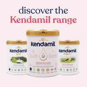 (4 pack) Kendamil Whole Grain Baby Cereal, Creamy Oatmeal, Whole Milk, 2nd Foods, 8oz Box (11-Servings)