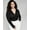 Black, variant on Now This Trendy Plus Size Polo Bodysuit Camel 3X