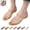 Gold, variant on Jelly Sandals for Women Summer Ballet Mesh Flats Shoes Dress Slip on Wide Closed Toe Mary Jane Mules Beach Walking Sandals (Black)