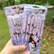 thumbnail image 1 of Sanrio-Juego de bolígrafos Kawaii de dibujos animados para niñas, Set de 6 bolígrafos negros de 0,5 MM, papelería de Anime, regalo para estudiantes, 1 of 4