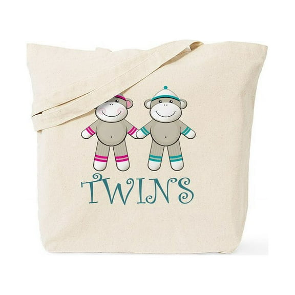 CafePress - Boy / Girl TWINS Tote Bag - Unisex Canvas Tote Bag, Beige, 1-Piece