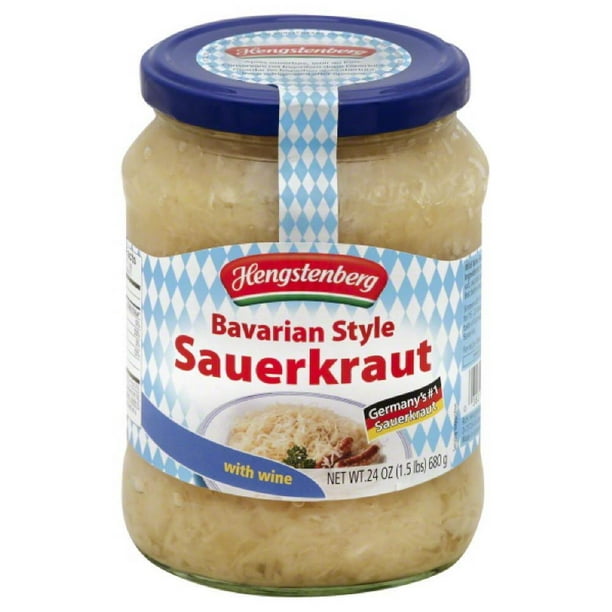 Hengstenberg Bavarian Style Sauerkraut, 24.3 Oz (Pack of 12) Walmart