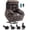 26-dark Grey-velvet, variant on Large Power Lift Lazy Boy Recliner Chair with Heated and Massage, Upgraded Dual Motor Lay Flat Recliners, 25in Extra Wide Seat, Cup Holder, Side Pocket