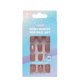 thumbnail image 1 of Nails Art Fake Nail gel Tips Cubierta completa Beso cuadrado artificial con pegamento Stick Designs Clear Display Short False Press on Coffin Tan Jianjun unisex, 1 of 2