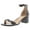 Black Smooth, variant on INC Womens Hadwin Faux Leather Block Heel Heels