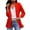 Red, variant on YYDGH Blazers for Women Business Casual Lightweight Jackets Open Front Oversized Work Office Blazer Jacket with Pockets Red S