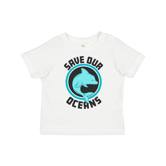 Inktastic Save Our Oceans with Dolphin Boys or Girls Toddler T-Shirt