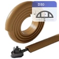thumbnail image 1 of SPRING Suitable For Floor And Wall Cords Meters Flexible Suitable For Floor And Wall Adhesive Wire Cover Floor Cable Protector Brown30MM, 1 of 5