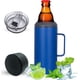 thumbnail image 1 of 40oz Termo para Cerveza, con Tapa y Kit de Adaptres, Acero inoxidable 304, mantiene el frío y el calor durante 12 horas, Adecu para el hogar, la oficina, acampar al aire libre Etc, 1 of 3