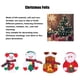 thumbnail image 2 of Juego de 8 muñecos de nieve navideños Yashi de fieltro para hacer tu mismo, 2 of 5